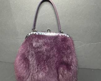 Isabella Fiore Faux Fur Handbag