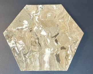 Studio Pottery Hexagonal Platter