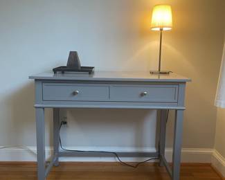 Blue Painted Writing Desk