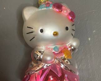 Hello Kitty Glass Ornament