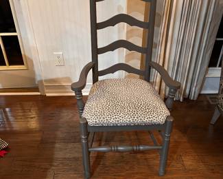 two arm dining chairs with set