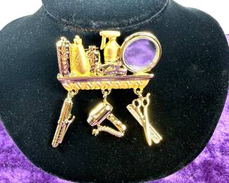 Beauty school drop out pin