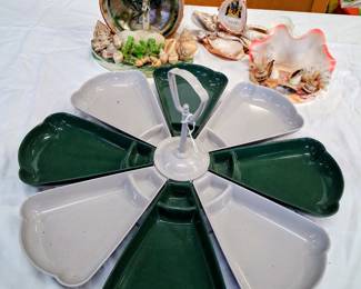 Religious items and mid century household decor