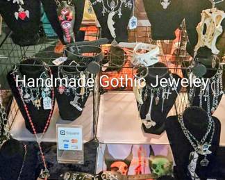 Haus Ov Deathwish Gothic clothing .. handmade animal bone jewelry and artwork 