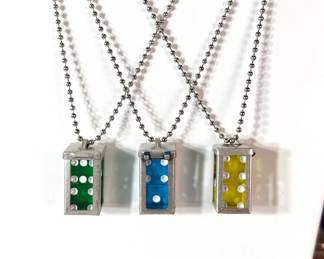 DICE Necklaces 1960s