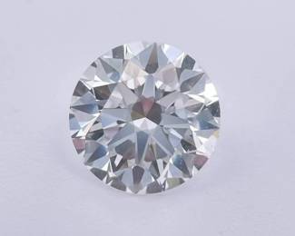 2.04 Carat EGL Certified Hearts & Arrows Round Brilliant Cut Lab-Grown Diamond
