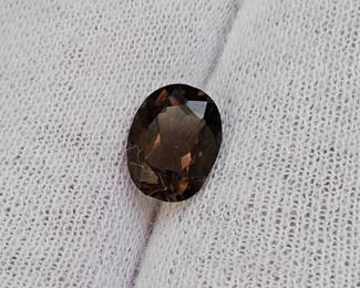 1.84 Carat Very High Quality Smoky Quartz Oval Cut