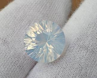 8.67 Carat Icy Opalescent Quartz – Fantasy Cut