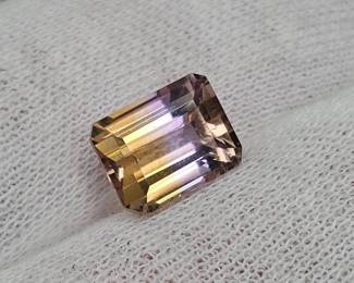3.28 Carat Ametrine Emerald Cut