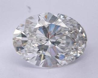 5.11 Carat IGI Certified Lab-Grown Oval Cut Diamond