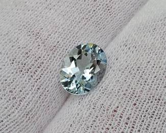 1.47 Carat Natural Aquamarine Oval Cut