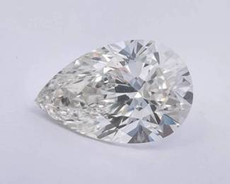 3.50 Carat IGI Certified Lab-Grown Pear Cut Diamond