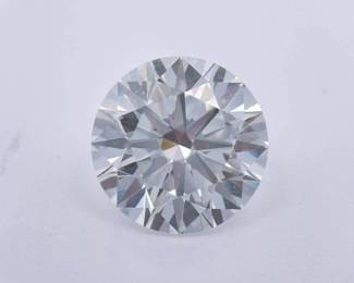 3.88 Carat IGI Certified Round Brilliant Cut Lab-Grown Diamond
