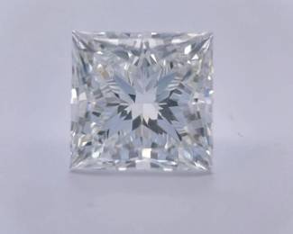 6.03 Carat IGI Certified Lab-Grown Princess Cut Diamond