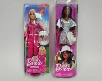 Lot #52 CK052. Barbie New in Box Dolls, Astronaut Barbie, Western Barbie