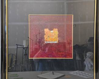 Lot #116 CK176. Original Mixed Media Art Piece, ‘Pandora’s Box’, by D. Armstrong