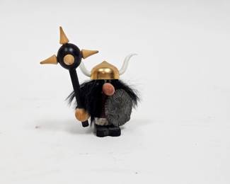 Lot #12 CK012. Vintage Miniature Denmark Wooden Troll Figurine