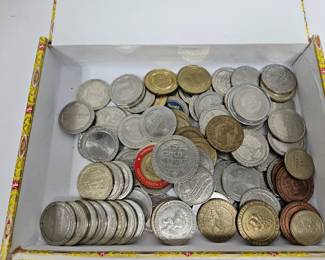 Lot #45 CK045. Lot of Vintage Casino Tokens