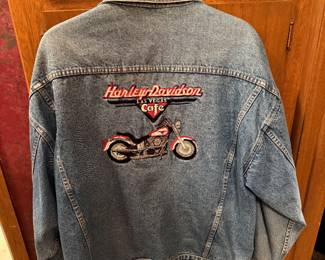 Harley Davidson Las Vegas Cafe jean jacket