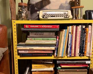 Books, antlers 