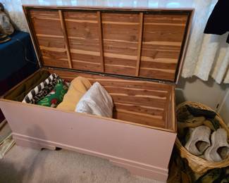 Cedar chest.