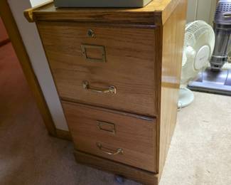 Oak Filling cabinet.