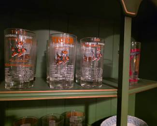 Massillon Washington High School Tiger Football Banquet drinking glass.