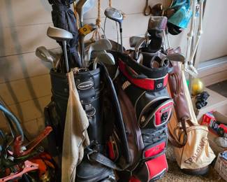 Golf clubs!