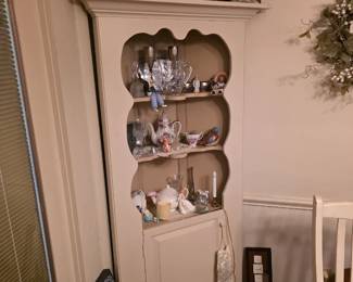 Corner cabinet.