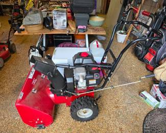 Craftsman 6.5 HP / 24-inch two-stage gas snow blower with electric start. Excellent condition!