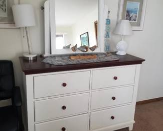 6-drawer dresser with mirror