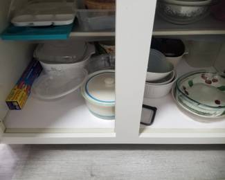 Bakeware and serving ware; Corningware