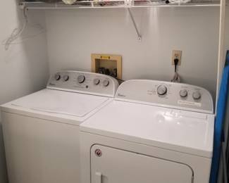 Whirlpool washing machine & ELECTRIC dryer