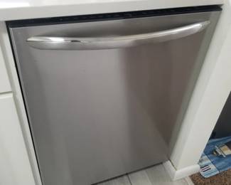 Frigidare dishwasher with stainless steel interior