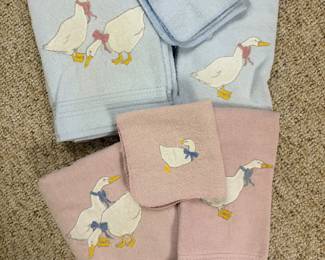 Vintage Goose towel sets
