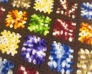 Vintage crochet blanket