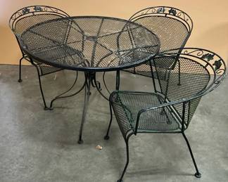 Metal Patio Table Chairs