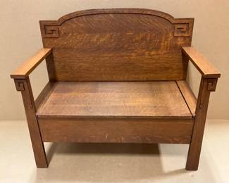 Hinged Wooden Bench