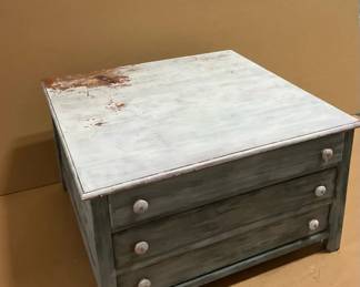 Handcrafted Wooden Low Cabinet