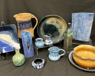 Pretty Blue Pottery