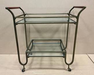Glass Bar Cart