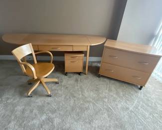 Calligaris Desk Chair Filing Set