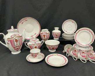 Swan Lake Lomonosov Porcelain Set