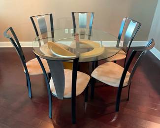 Memphis Style Dining Table Chairs