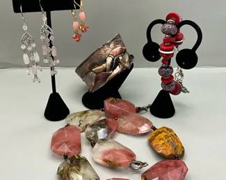 Blushing Pink Jewelry Pieces