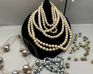 Cascading Pearls of Glass