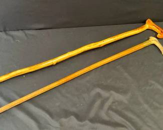 Stag Wooden Walking Sticks