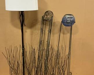 Cast Iron Lamp Light Lawn Decor