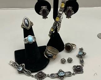 Sterling Set Gemstones