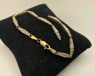 Art Deco Diamond Tennis Bracelet